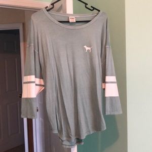 Pink Victoria Secret Half Sleeve